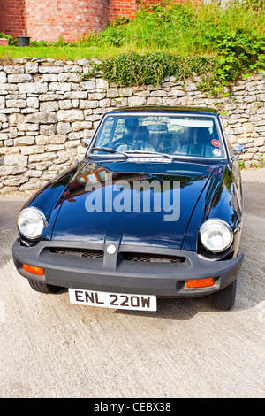 Un nero MG auto sportiva, Pickering North Yorkshire Regno Unito Foto Stock