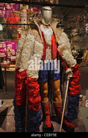 Un costume indossato da Liberace, visualizzato a Las Vegas il museo Liberace, chiuso nel 2010 Foto Stock