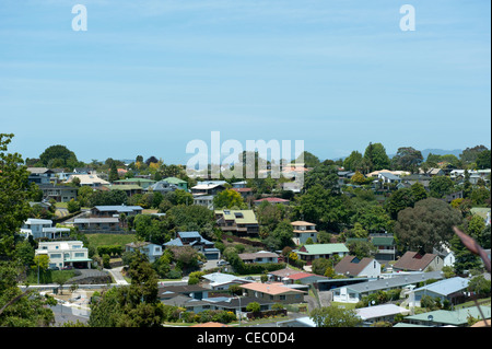 Zona residenziale in Tauranga, Baia di Planty. Foto Stock