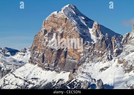 Montare Tofana di Rozes, Cortina d'Ampezzo Dolomiti, Italia Foto Stock