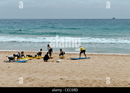 Australia manley beach New South Wales sydney Foto Stock