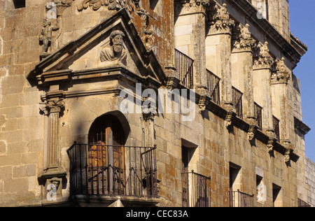 Palacio de los Duques de San Carlos, Trujillo, Spagna Foto Stock