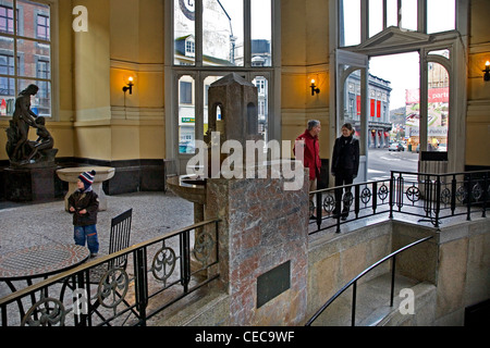 Interno del Pouhon Pierre Le Grand / di Pietro il Grande a Spa, Ardenne, Belgio Foto Stock