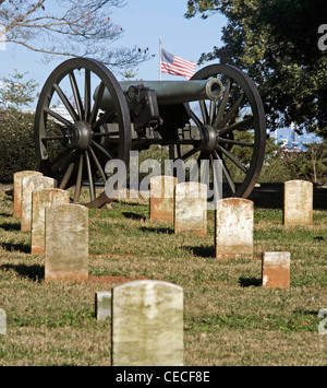 Pietre River National Battlefield, Murfreesboro, Tennessee. Le pietre di fiume Cimitero Nazionale Foto Stock