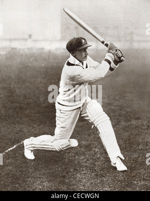 Sir Donald Bradman George, 1908 - 2001, spesso denominato "Don". Australian cricketer. Foto Stock