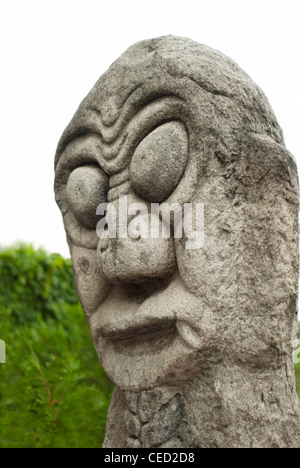 Statua di Pietra comune per Jeju Island, Corea del Sud Foto Stock