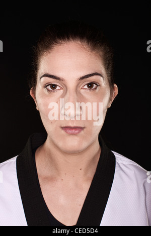 Sarah Stevenson, Campione del Mondo di Taekwondo. Foto Stock