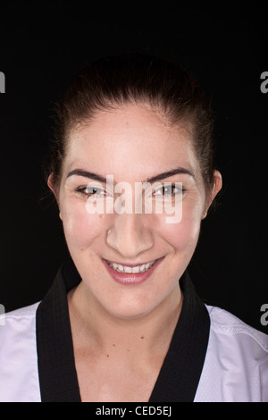 Sarah Stevenson, Campione del Mondo di Taekwondo. Foto Stock