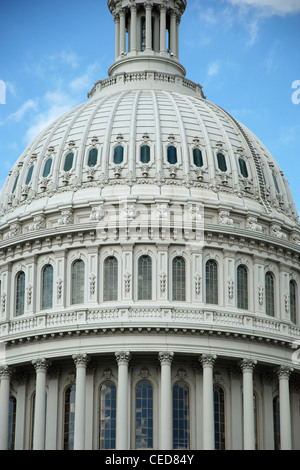 Outdoor closeup vista del Campidoglio di Washington DC Foto Stock