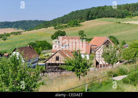 In Turingia Hohenfelden open-air museum, Turingia, Germania, Europa Foto Stock