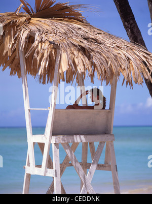 Pigeon Point Lookout, Tobago, Trinidad e Tobago, piccole Antille, Caraibi Foto Stock