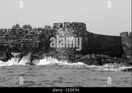 Mare Sindhudurg Fort fatta dal Marathas Foto Stock