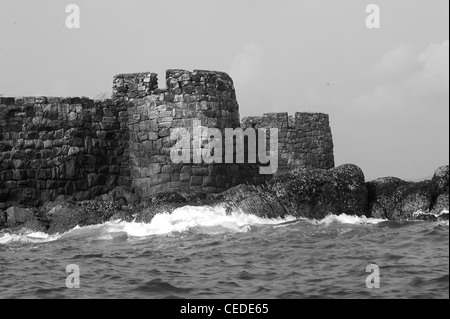 Mare Sindhudurg Fort fatta dal Marathas Foto Stock