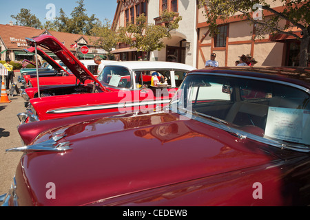 Car Show, Solvang, Santa Ynez Valley, Stati Uniti d'America Foto Stock