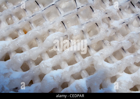 Icy traliccio metallico, Odessa, Ucraina, Europa orientale Foto Stock