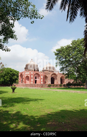 India, Delhi, Afsarwala tomba, adiacente alla moschea di Afsarwala, entro la tomba di Humayun complessa Foto Stock