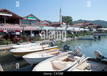 La Turchia, porto a Ucagiz Foto Stock