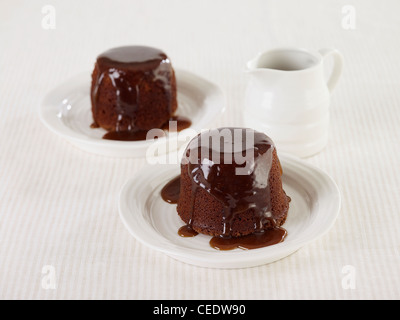 Sticky Toffee budini Foto Stock