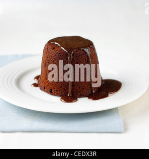 Sticky toffee budini Foto Stock