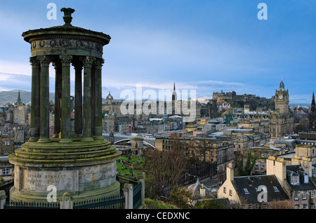 Da Edimburgo Calton Hill Foto Stock