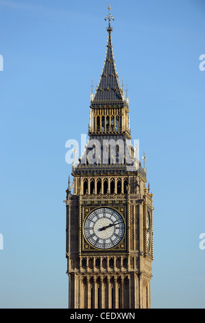 La torre dell'orologio del Big Ben di Londra Foto Stock