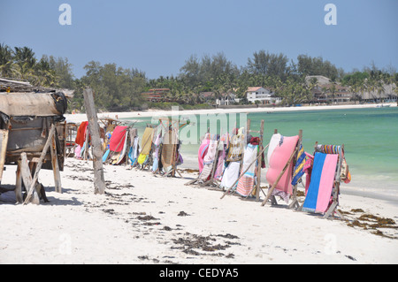 Africa mercato spiaggia Foto Stock
