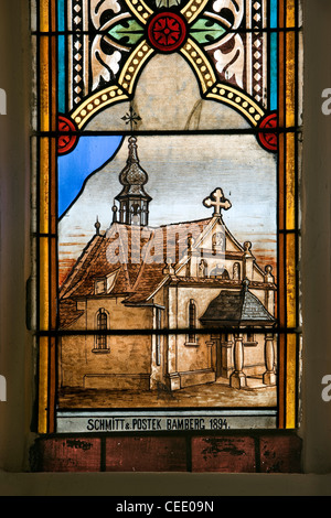 Bamberg, Maria-Hilf-Kirche Foto Stock