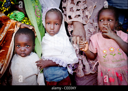 I bambini africani da Niamey, Niger. Foto Stock