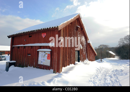 Per Akalla - un sobborgo di Stoccolma, 10 km a nord della città, Svezia. Foto Stock