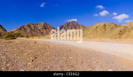 Mt. Rehaboam e Mt. Giosafat, Masiv Eilat riserva naturale, quartiere meridionale, Israele Foto Stock