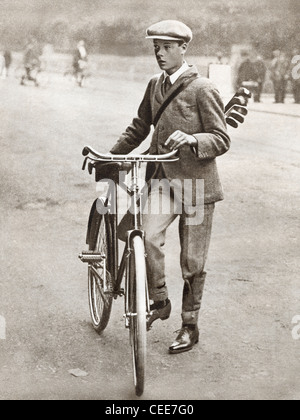 Il Principe di Galles, più tardi Edward VIII, visto qui nel 1912. Foto Stock