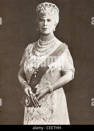 Maria di Teck, 1867 - 1953. Regina consorte del Regno Unito come la moglie del re George V.