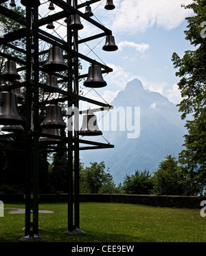 Sisikon, Tellskapelle am Urner vedere Foto Stock