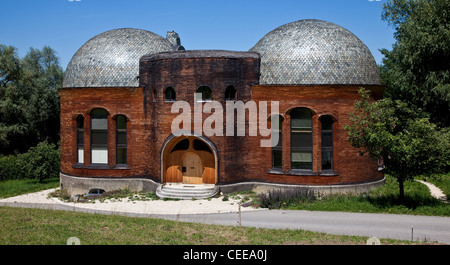 Dornach, Goetheanum, Sitz der Allgemeine Anthroposophischen GesellsSogenanntes Glashaus, errichtet 1914, Entwurf Rudolf Steiner Foto Stock