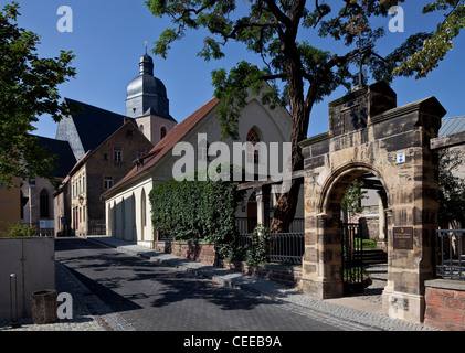 Lutherstadt Eisleben, Kirche San Peter und Paul Foto Stock