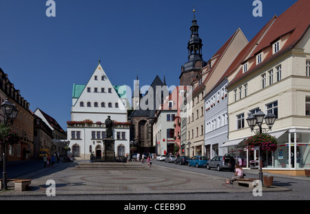 Lutherstadt Eisleben, Luthers Geburtshaus Foto Stock