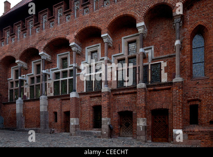 Malbork (Marienburg), Ordensschloß Foto Stock