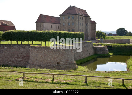 Heldrungen, Wasserschloß Foto Stock