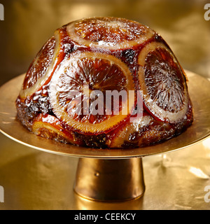 M&S orange pudding di Natale 2012 Foto Stock