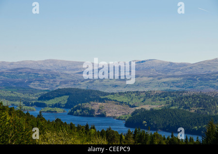 Loch Lochy, Glengarry Forest,Meall Coire,Nan Saobhaidh Mountain 821m,Highlands scozzesi,UK Foto Stock