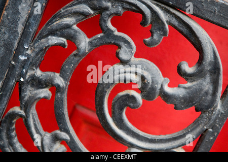 Quartiere Francese di elementi in ferro battuto. Foto Stock