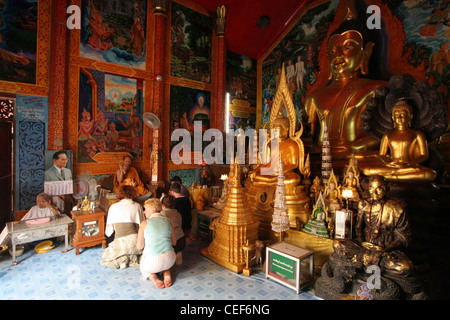 Wat Phra That Doi Suthep Temple, Chiang Mai, Thailandia Foto Stock