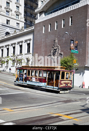 San Francisco street scene, CALIFORNIA, STATI UNITI D'AMERICA Foto Stock