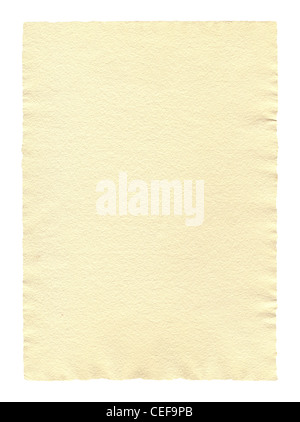 Giallo Beige acquerello su carta per artista, acrilico; aquarelle, materiale Foto Stock