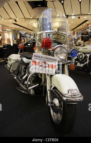 Harley-Davidson 1972 Electra Gilde police bike Foto Stock