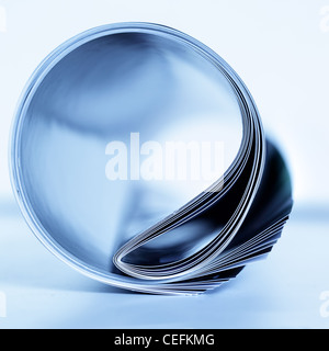 Rivista di laminati di close-up. DOF poco profondo! Foto Stock