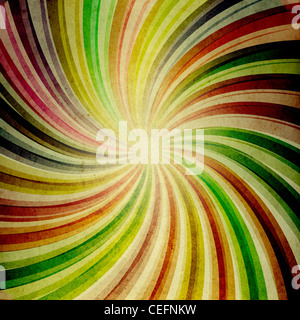 Retrò decorativo background paper. Style 80s colori e ornamenti Foto Stock