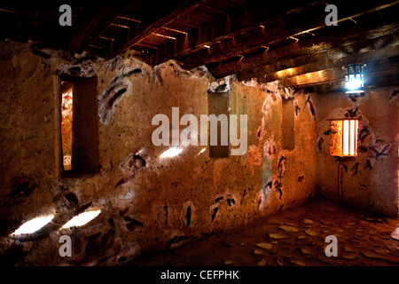 Il XVIII secolo la casa degli schiavi sull isola di Goree è una destinazione turistica per mostrare gli orrori del commercio di schiavi al mondo Foto Stock