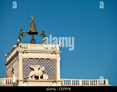 La Torre Dell'Orologio, Venezia, Italia. Foto Stock