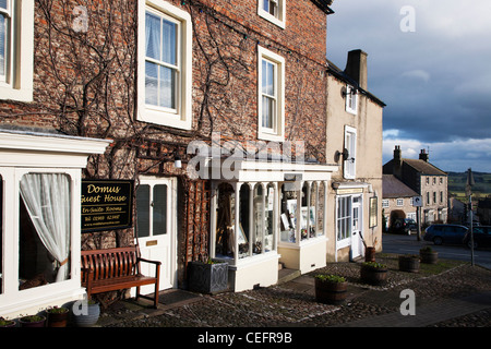 Negozi a Middleham North Yorkshire, Inghilterra Foto Stock